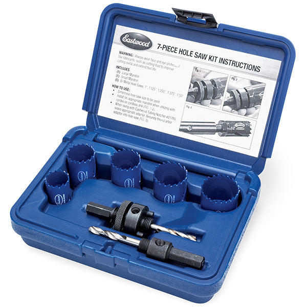 Eastwood 7 Piece Hole Saw Kit 