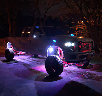 Oracle Bluetooth + RF Underbody Rock Light Kit - 4 PCS - ColorSHIFT - B2B Diesel & Gas Service