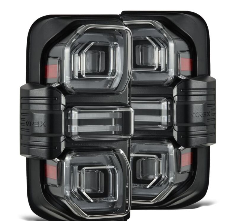 AlphaRex 21-24 Ford Bronco (Excl. Raptor) Nova-Series LED Tail Lights - Black - B2B Diesel & Gas Service
