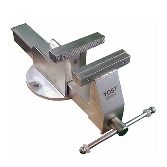 Yost Model SSV-0610N 6 Inch Stainless Steel Vise with Stationary Base 