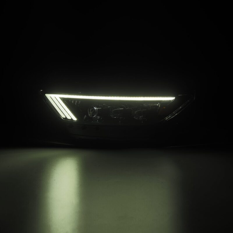 AlphaRex 15-17 Ford Mustang NOVA LED Proj HL Alpha-Black w/Activ Light/Seq. Signal + Switchback DRL - B2B Diesel & Gas Service
