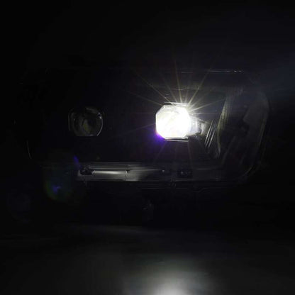 AlphaRex 10-13 Toyota 4Runner LUXX LED Proj Headlights Plank Style Alpha Black w/Seq Signal/DRL - B2B Diesel & Gas Service