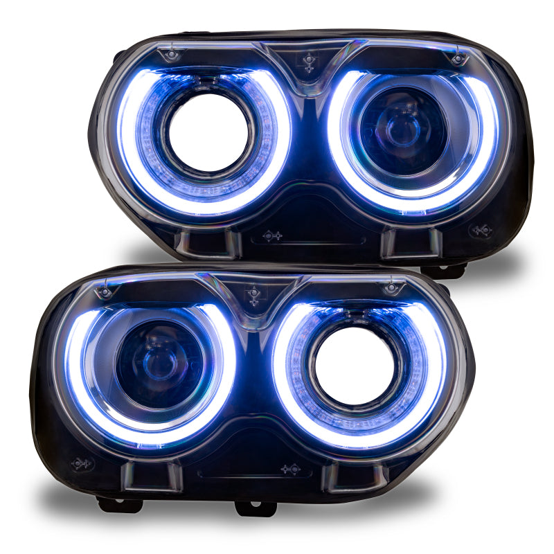 Oracle 15-21 Dodge Challenger RGB+W Headlight DRL Upgrade Kit - ColorSHIFT+W - B2B Diesel & Gas Service