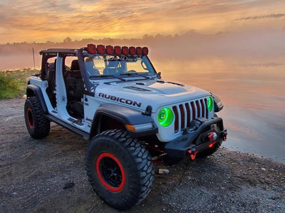 Oracle Oculus Bi-LED Projector Headlights for Jeep JL/Gladiator JT - w/ Simple Controller - B2B Diesel & Gas Service