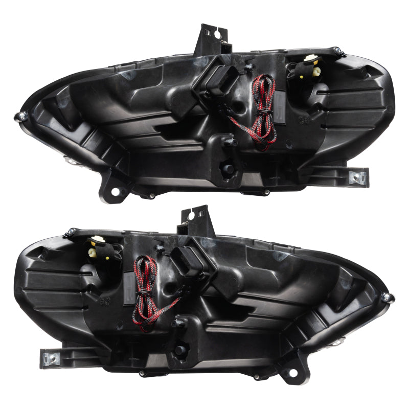Oracle Lighting 18-23 Ford Mustang Dynamic ColorSHIFT LED Headlights - Black Series - B2B Diesel & Gas Service