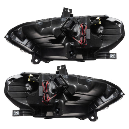 Oracle Lighting 18-23 Ford Mustang Dynamic ColorSHIFT LED Headlights - Black Series - B2B Diesel & Gas Service