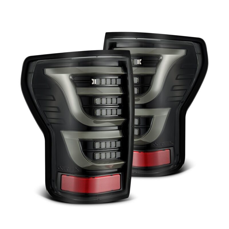 AlphaRex 07-13 Toyota Tundra LUXX-Series LED Tail Lights Alpha-Black - B2B Diesel & Gas Service