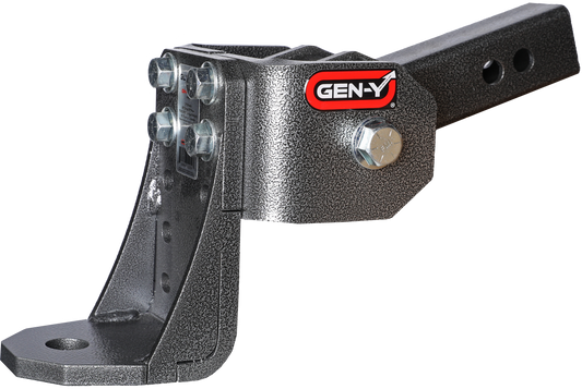 GLYDER TORSION-FLEX 2" Shank 6" drop .4K-.7K TW 7K Hitch & Ball 1" Dia Hole GH-12005 - B2B Diesel and Gas Service