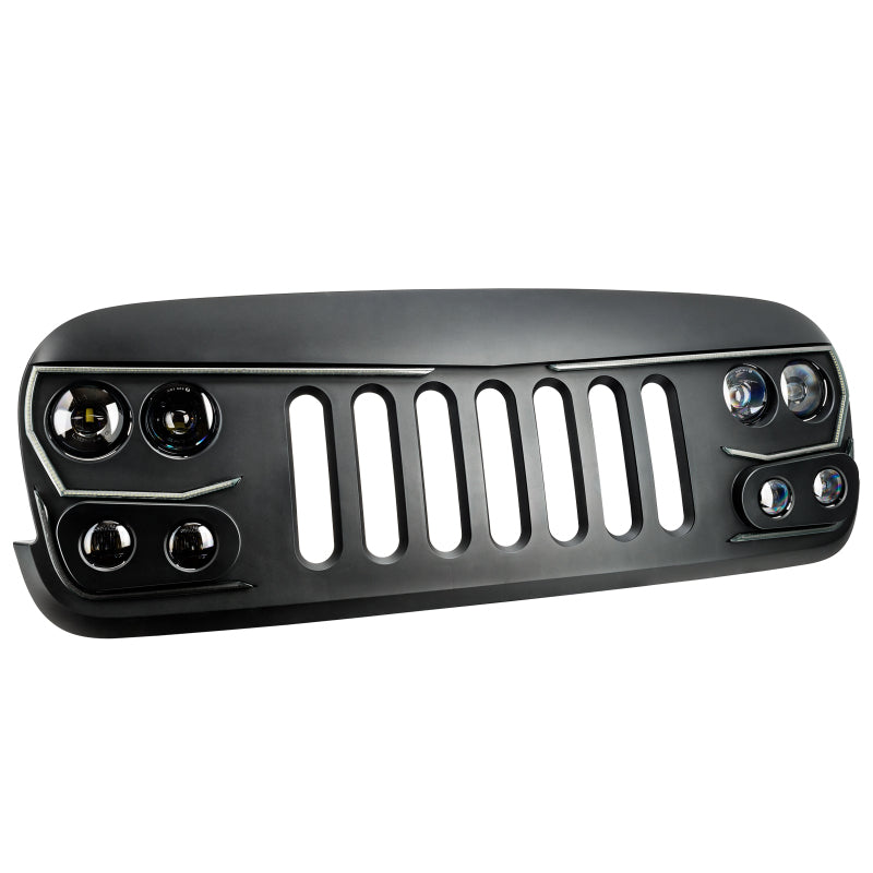 Oracle VECTOR Series Full LED Grille - Jeep Wrangler JK - NA - B2B Diesel & Gas Service