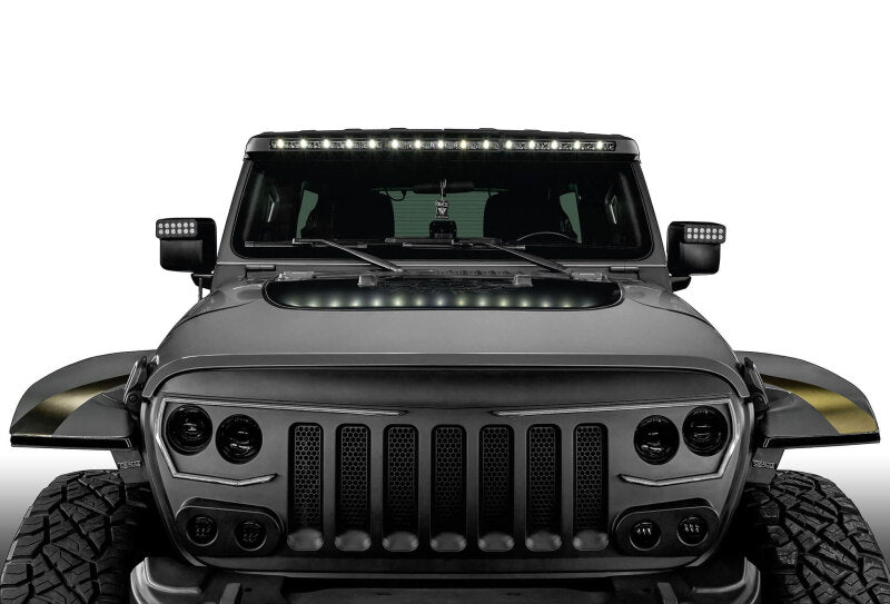 Oracle Jeep Wrangler JL/Gladiator JT Integrated Windshield LED Light Bar System - B2B Diesel & Gas Service