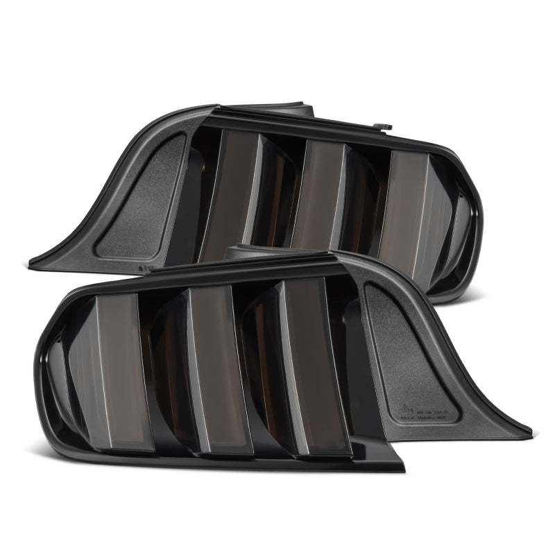 AlphaRex 15-23 Ford Mustang NOVA-Series Prismatic LED Tail Lights Alpha-Black - B2B Diesel & Gas Service