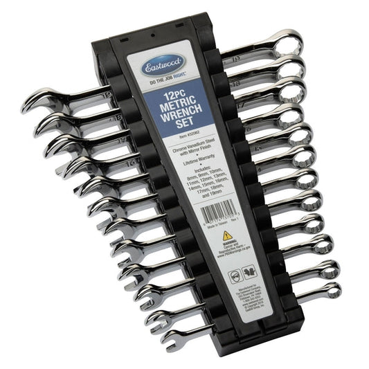 Eastwood 12pc Standard Wrench Set MM 