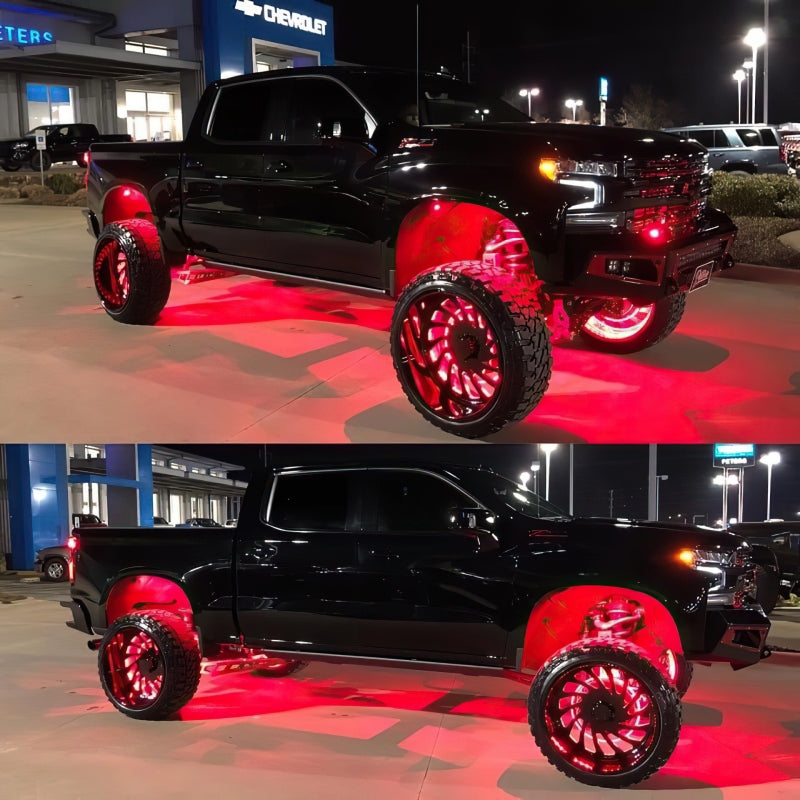 Oracle Bluetooth + RF Underbody Rock Light Kit - 4 PCS - ColorSHIFT - B2B Diesel & Gas Service