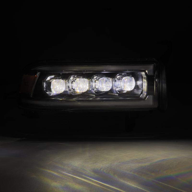 AlphaRex 94-01 RAM 1500 NOVA LED Proj Headlights Alpha-Blk w/Activ Light/Seq Signal/SB DRL - B2B Diesel & Gas Service