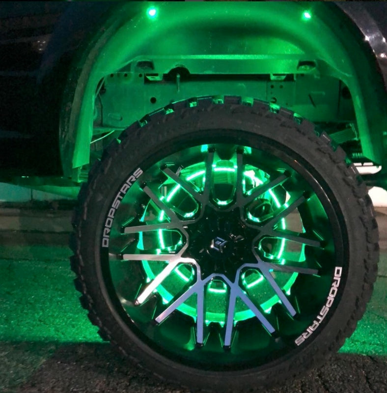 Oracle LED Illuminated Wheel Rings - ColorSHIFT - 15in. - ColorSHIFT No Remote - B2B Diesel & Gas Service