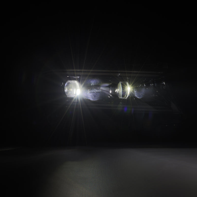 AlphaRex 15-23 Dodge Charger LUXX LED Proj Headlights Alpha-Black w/Actv Light & Seq.Sig / SB DRL - B2B Diesel & Gas Service