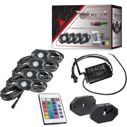 Oracle Bluetooth + RF Underbody Rock Light Kit - 4 PCS - ColorSHIFT - B2B Diesel & Gas Service
