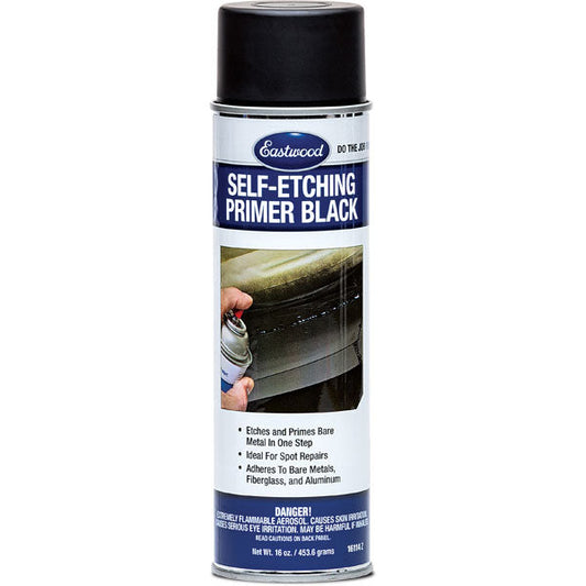 Self Etching Primer Paint Black 16oz Aerosol - 16114Z 