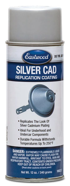 Silver Cad Paint 12oz Aerosol - 10022Z 