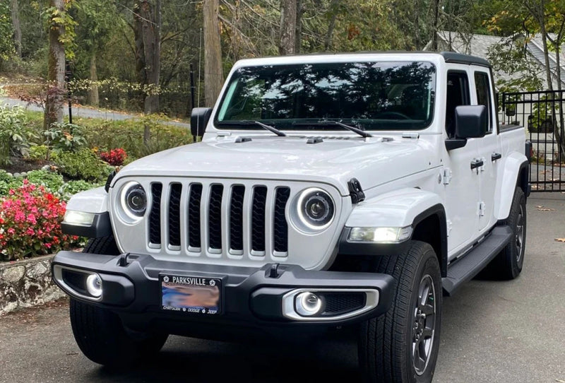 Oracle Jeep Wrangler JK/JL/JT High Performance W LED Fog Lights - White - B2B Diesel & Gas Service