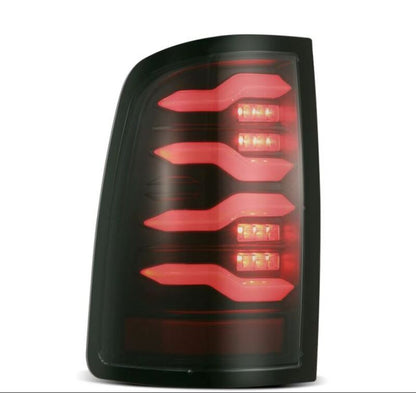 AlphaRex 09-18 Dodge Ram Luxx-Series LED Tail Lights Alpha-Black w/ Activation Light & Seq. Signal - B2B Diesel & Gas Service