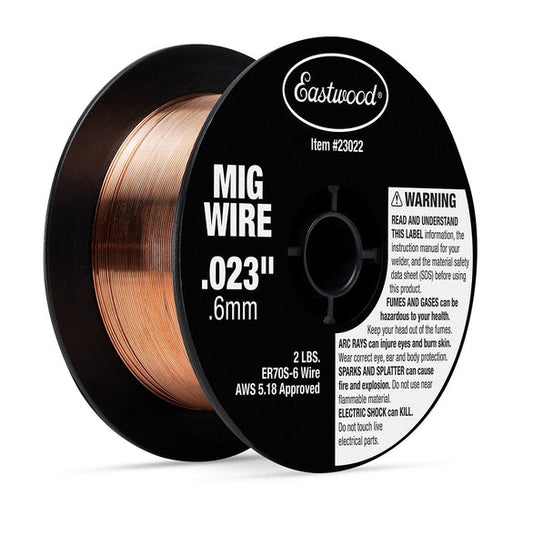 Eastwood Solid MIG Welding Wire 0.023 Inch - 2lb - 4 Inch Spool 