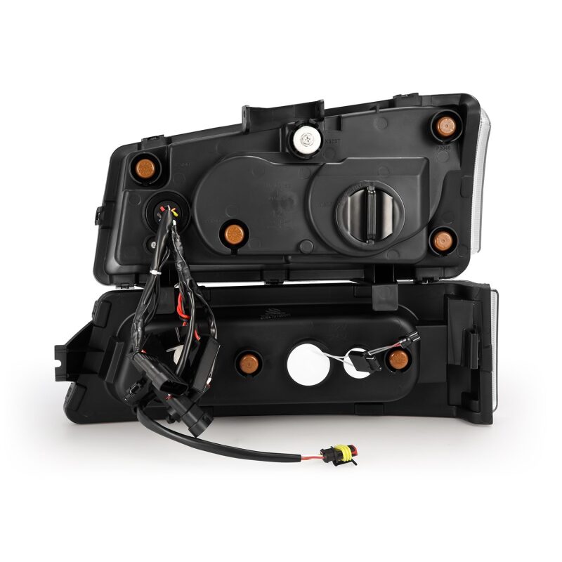 AlphaRex 03-06 Chevy Silverado 1500/2500HD/3500HD/Avalanche Alpha-Black NOVA LED Proj Headlights - B2B Diesel & Gas Service