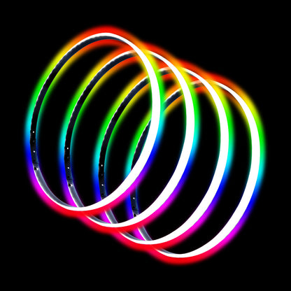 Oracle LED Illuminated Wheel Rings - ColorSHIFT No Remote - ColorSHIFT No Remote - B2B Diesel & Gas Service
