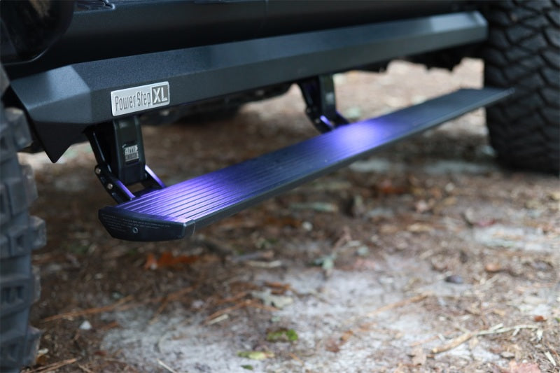 AMP Research 2021 Ford F-150 SuperCrew & 22-23 F-150 Lightning CC PowerStep XL - Black - B2B Diesel & Gas Service