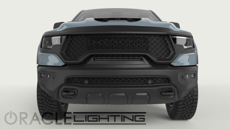 ORACLE Lighting 19-22 RAM Rebel/TRX Front Bumper Flush LED Light Bar System - White - B2B Diesel & Gas Service