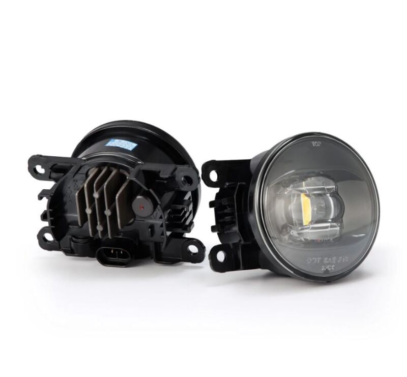 AlphaRex Universal Acura/Ford/Honda/Subaru/Nissan DoubleTap Dual Color LED Proj Fog Lights - Wt/Ambr - B2B Diesel & Gas Service