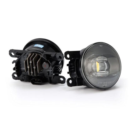 AlphaRex Universal Acura/Ford/Honda/Subaru/Nissan DoubleTap Dual Color LED Proj Fog Lights - Wt/Ambr - B2B Diesel & Gas Service