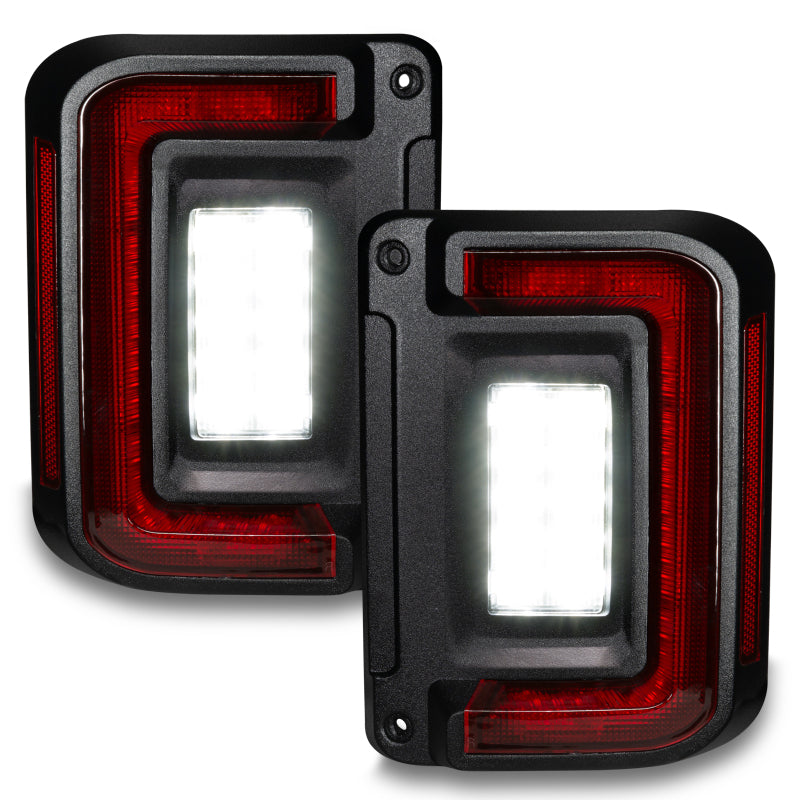 Oracle Lighting Jeep Wrangler JK Flush Mount LED Tail Lights - B2B Diesel & Gas Service