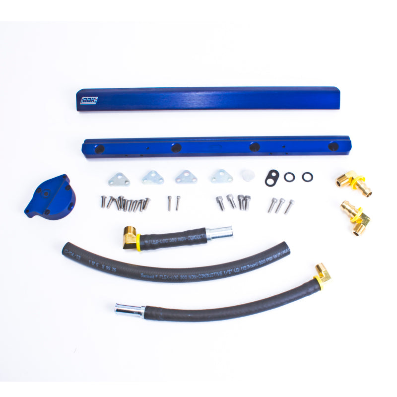 BBK 86-93 Mustang 5.0 High Flow Billet Aluminum Fuel Rail Kit - B2B Diesel & Gas Service