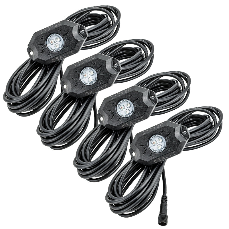 Oracle Bluetooth + RF Underbody Rock Light Kit - 4 PCS - ColorSHIFT - B2B Diesel & Gas Service