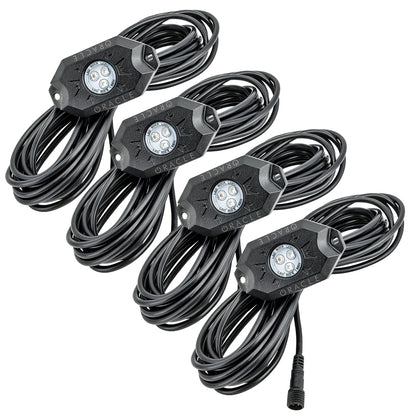 Oracle Bluetooth + RF Underbody Rock Light Kit - 4 PCS - ColorSHIFT - B2B Diesel & Gas Service