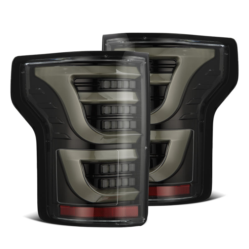 AlphaRex 15-20 Ford F150 Luxx-Series LED Tail Lights Alpha-Black - B2B Diesel & Gas Service