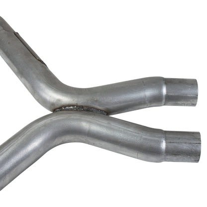 BBK 11-14 Mustang 3.7 V6 Short Mid X Pipe With Catalytic Converters 2-1/2 For BBK Long Tube Headers - B2B Diesel & Gas Service