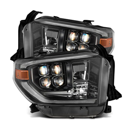 AlphaRex 14-21 Toyota Tundra NOVA-Series LED Proj Headlights Alpha-Blk w/Actv Light & Seq. Sig + DRL - B2B Diesel & Gas Service