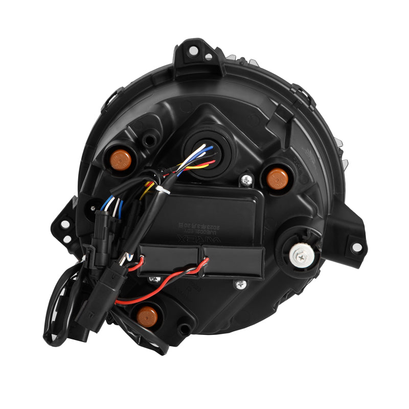 AlphaRex 18-23 Jeep Wrangler JL/Gladiator JT LED Proj Headlights Alpha-Blk w/ Activ Light/Seq Signal - B2B Diesel & Gas Service