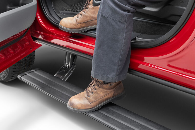 AMP Research 22-23 Ford F-250/350/450 All Cabs (Fits Only Sync 4 Models) PowerStep Plug N Play - Blk - B2B Diesel & Gas Service