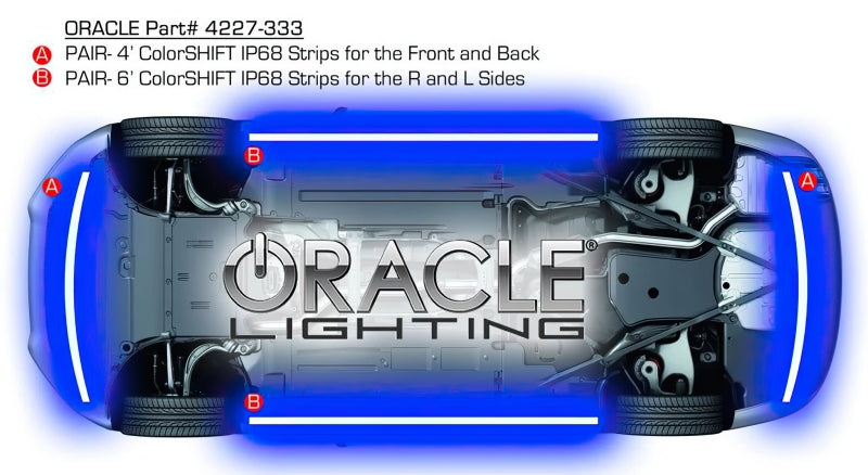 Oracle Universal LED Underbody Kit - ColorSHIFT - B2B Diesel & Gas Service