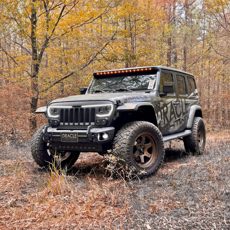 Oracle Jeep Wrangler JL/Gladiator JT Integrated Windshield LED Light Bar System - B2B Diesel & Gas Service