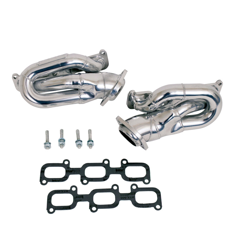 BBK 11-15 Ford Mustang 3.7L Shorty Tuned Length Headers - 1-5/8 Silver Ceramic (CARB EO 11-14 Only) - B2B Diesel & Gas Service