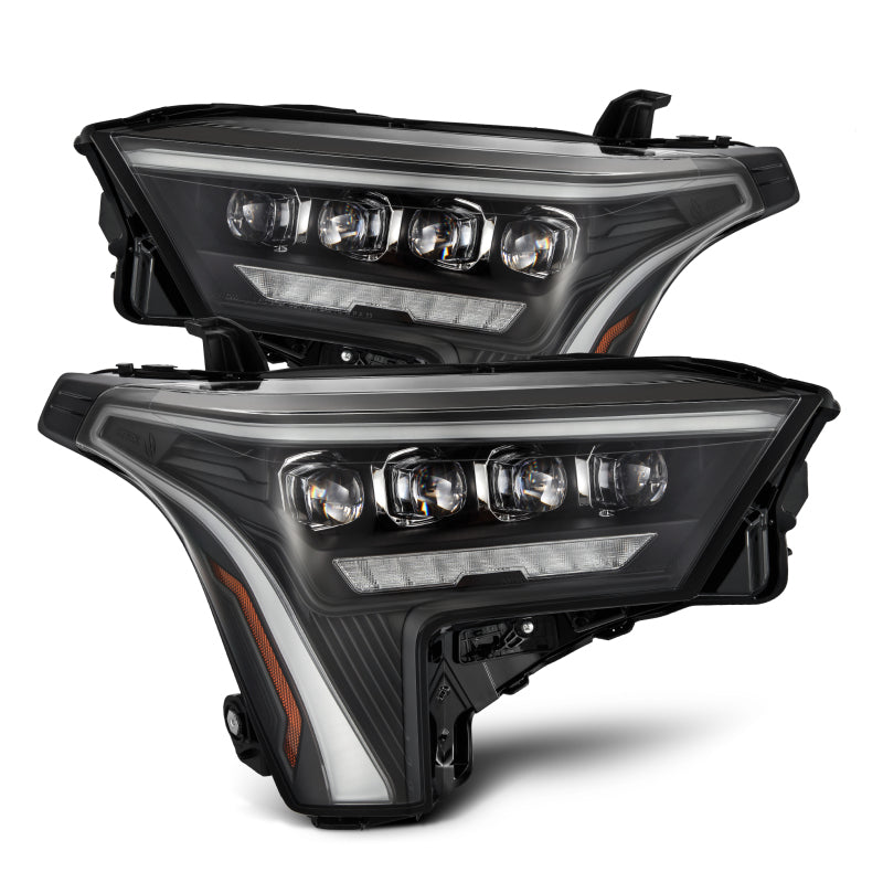 AlphaRex 22-23 Toyota Tundra NOVA-Series Headlights Black w/Amber DRL - Req 810029 OR 810030 - B2B Diesel & Gas Service