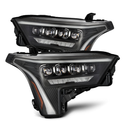 AlphaRex 22-23 Toyota Tundra NOVA-Series Headlights Black w/Amber DRL - Req 810029 OR 810030 - B2B Diesel & Gas Service
