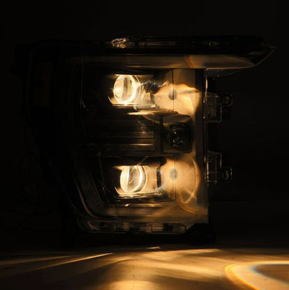 AlphaRex 21-22 Ford F150 PRO-Series Projector headlights Black w/Activ Light/Seq Signal - B2B Diesel & Gas Service