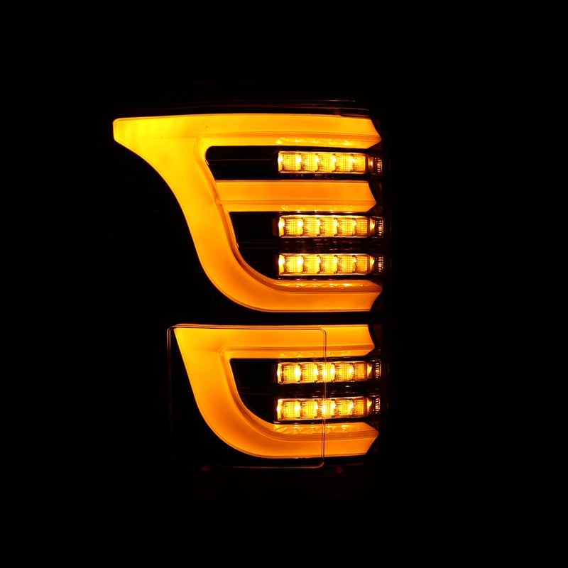 AlphaRex 15-20 Ford F150 Luxx-Series LED Tail Lights Alpha-Black - B2B Diesel & Gas Service