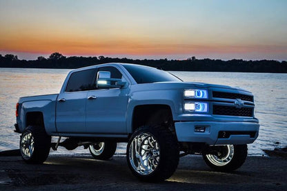 Oracle LED Illuminated Wheel Rings - Double LED - White - B2B Diesel & Gas Service