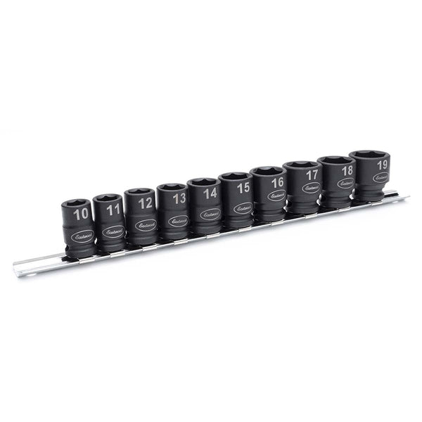 Eastwood 3/8 Inch Metric Shallow 10 Piece Impact Socket Set 